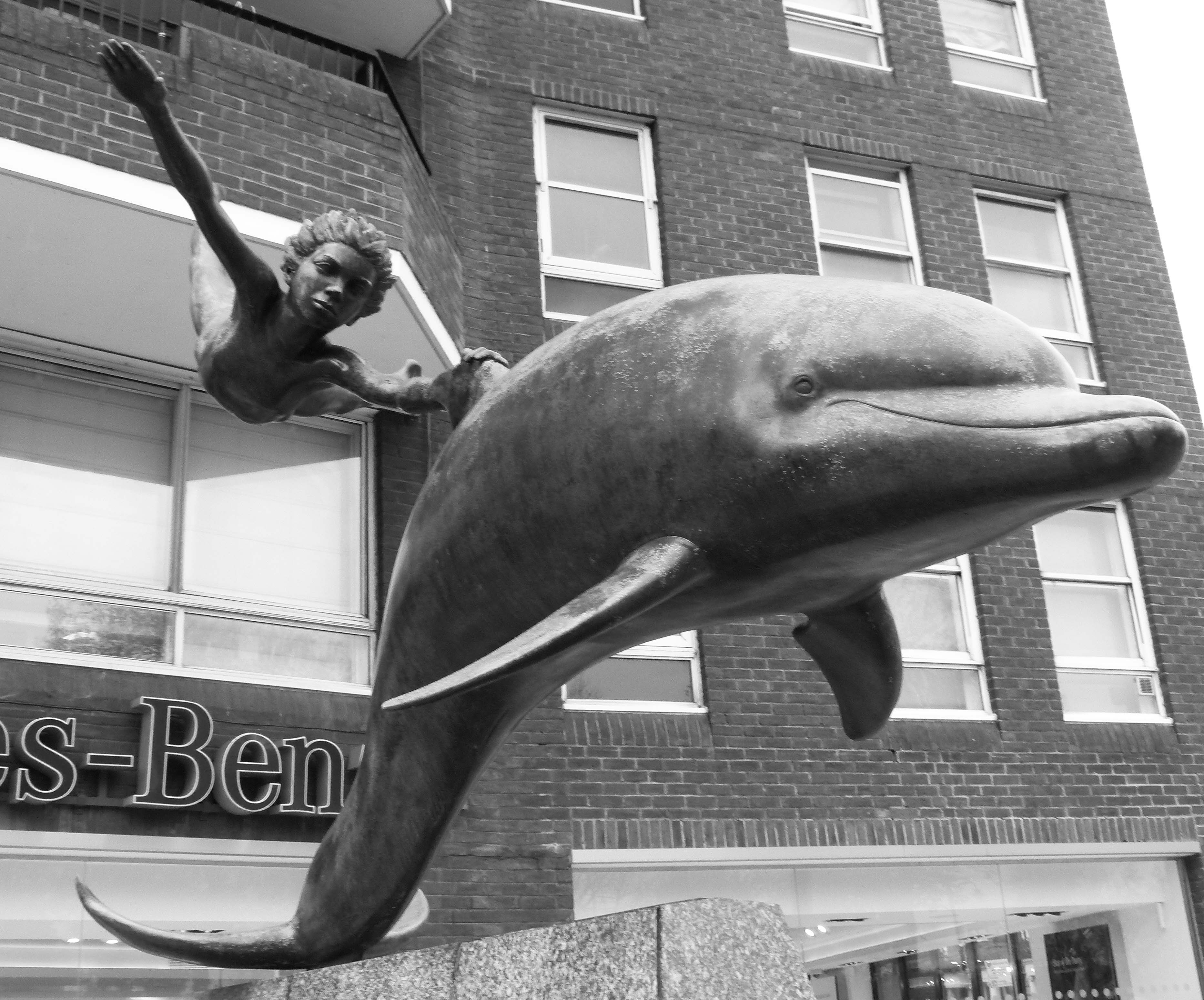 Melancholy Grace… The 'Boy with a Dolphin' Statue | View from the
