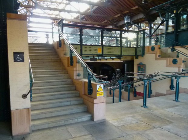 Inside Tobacco Dock... not a soul to be seen...
