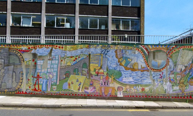 The Love Over Gold Mural.