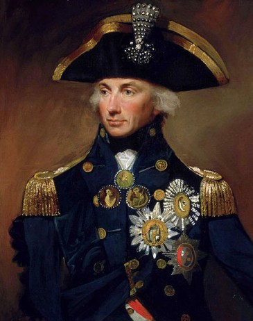 Lord Admiral Horatio Nelson in his prime.