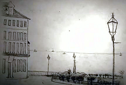 Sketch of Ramsgate by Van Gogh. 