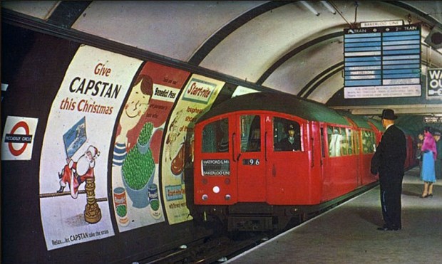 The London Underground in the 1960s.
