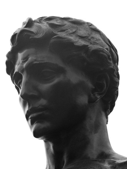 Close up of the Boy David statue... 