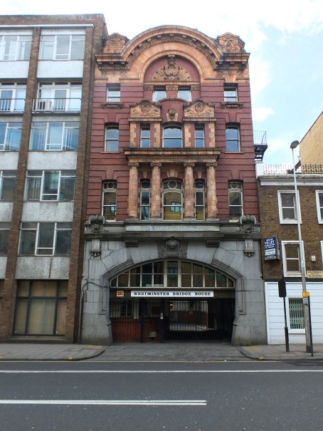 Remaining section of the Necropolis Railway's second home, now renamed Westminster Bridge House.