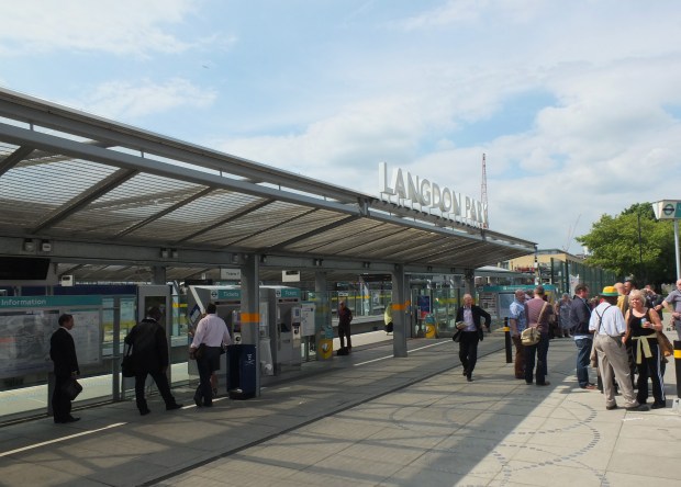 Langdon Park DLR. Teddy's statue stands just to the right of this view. 