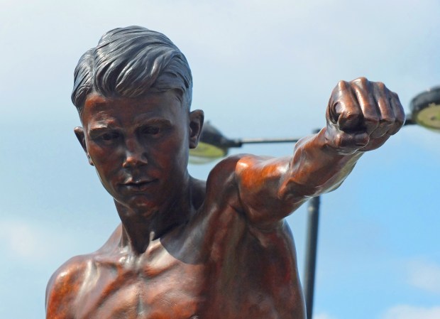 Teddy Baldock... London's latest public artwork. 