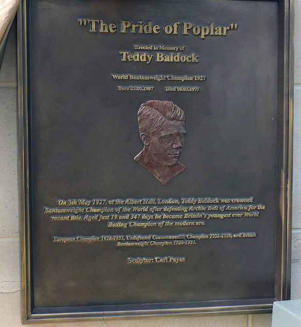 Teddy's plaque