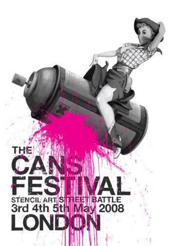 Poster for the 2008 'Cans Festival'