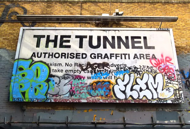 Leake Street sign