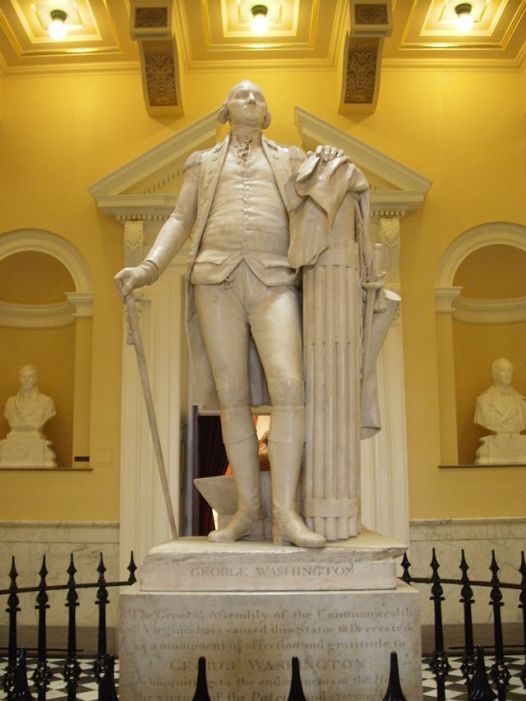 The original Washington Statue, Virginia (image: Wikipedia)