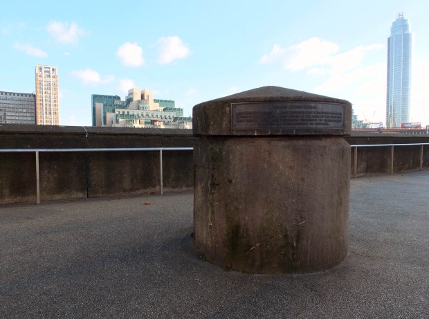 The Millbank bollard, a small reminder of the former prison