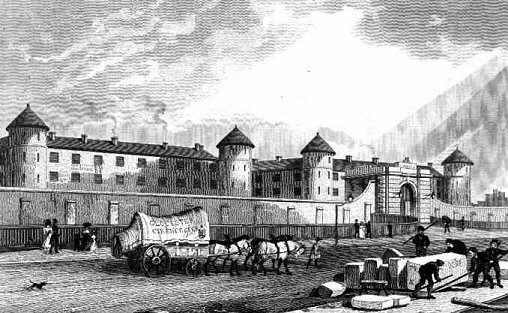 Millbank Penitentiary in the 1820s