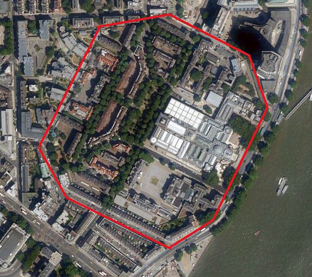 The site of the former prison today (image: Google)