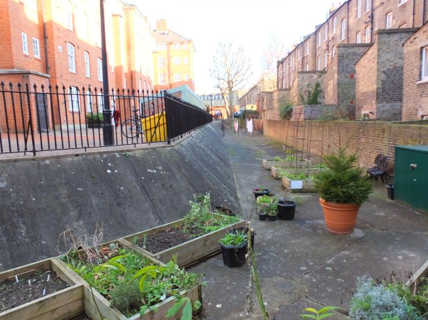 The Cureton Street trench, leftover from the prison