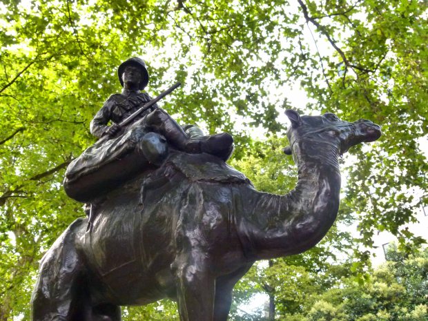 The Imperial Camel Corps Memorial, Victoria Embankment Gardens