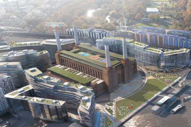 A vision of Battersea Power Station...chock full of unaffordable flats. 