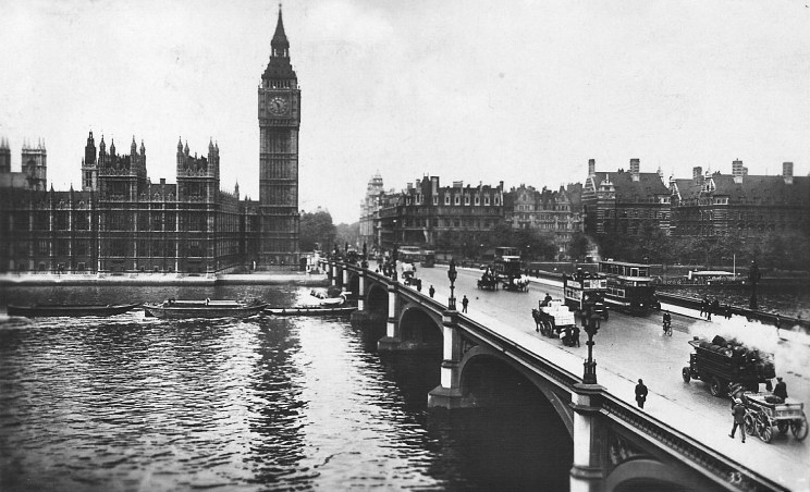 The site of Portcullis House in 1928 (image: Wikipedia)