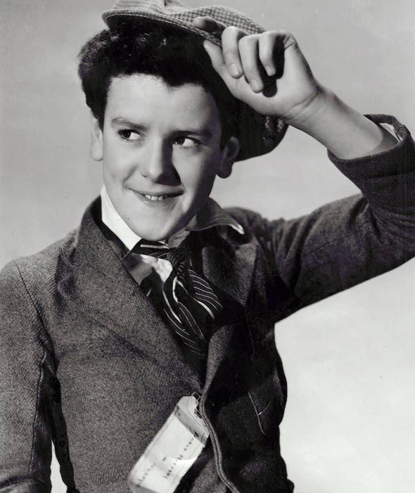A young George Cole in the early 1940s (image: Daily Express)