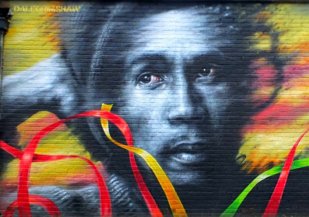 Bob Marley mural, Brockley 