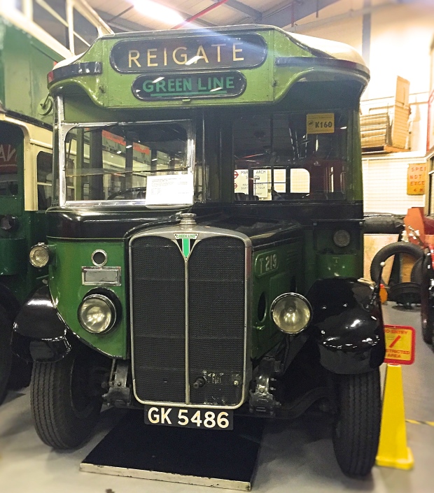 Early 1930s Green Line bus which later served as an ambulance during WWII